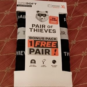 Pair of Thieves Black Boxer Briefs - 3 Pack